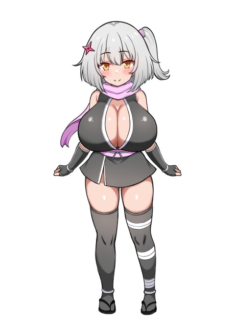 日式RPG/汉化/作弊码/双端丨参上！乳摇忍者！~穿梭暗夜的丰饶战士们~ 参上っ！パイズリ忍者！～いぢわる VS 甘やかし～ 【20251021】 游戏截图 1