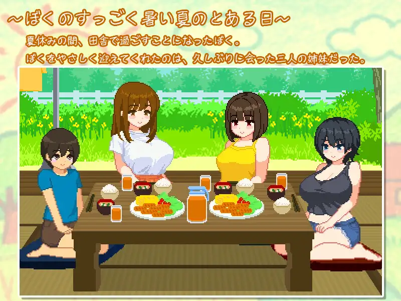 爆款SLG/汉化/小马拉大车丨我与夏日里的姐姐们 ぼくと夏のおねえちゃん達 AI汉化版+存档 【20251109】 游戏截图 4