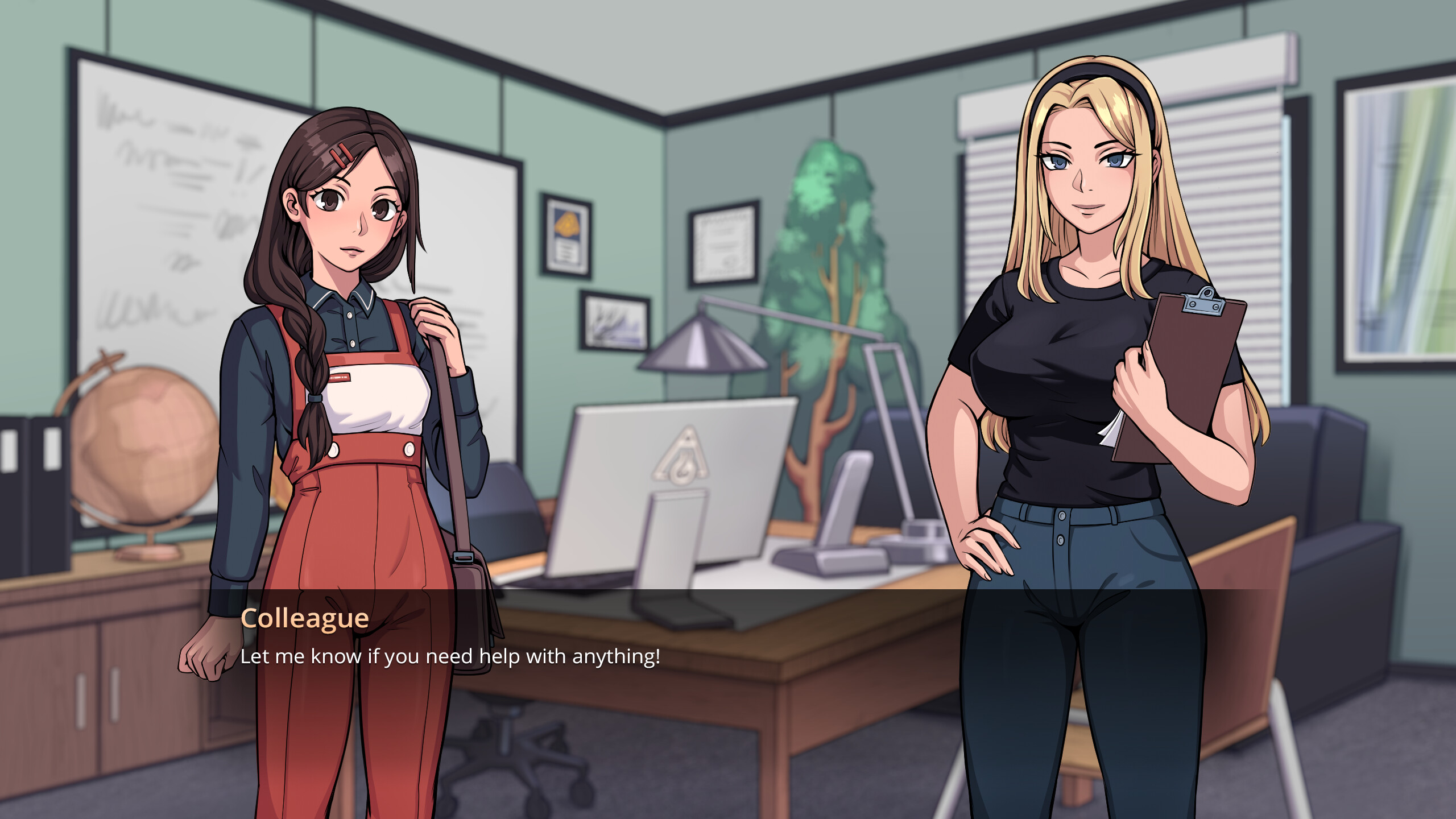 新作SLG/动态/官中丨姑娘们，我只想拿到工资 Girls, I just want to get paid! v1.1 官方中文步兵版【20251210】 游戏截图 1