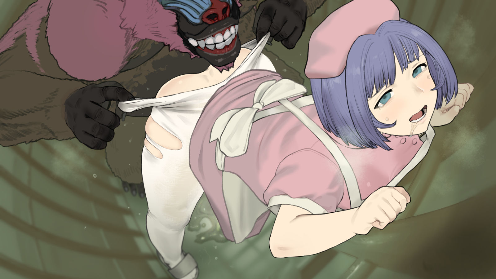 精品SLG/动态/汉化丨夜勤病栋二创:猿魔病棟 ver1.01.02 AI汉化版【20260107】 游戏截图 3
