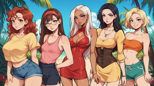 SLG/官中步兵双端丨我的后宫度假时间循环 My Harem Vacation in a Time Loop v1.60 【20260119】 游戏截图 4