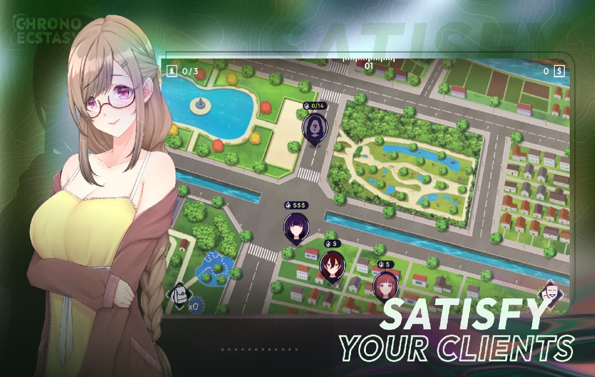 亚洲风/SLG/动态/双端丨时间狂喜 时间停止 Chrono Ecstasy v0.3.4 机翻完整版本【20260313】 游戏截图 1