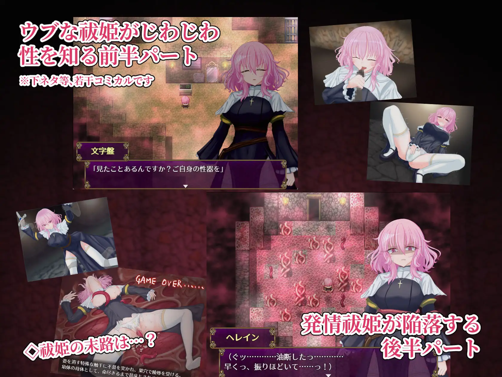 日系RPG/AI汉化/双端丨退魔神官赫蕾茵与魔淫洞窟 退魔神官へレインと魔淫の洞窟【20260414】 游戏截图 5