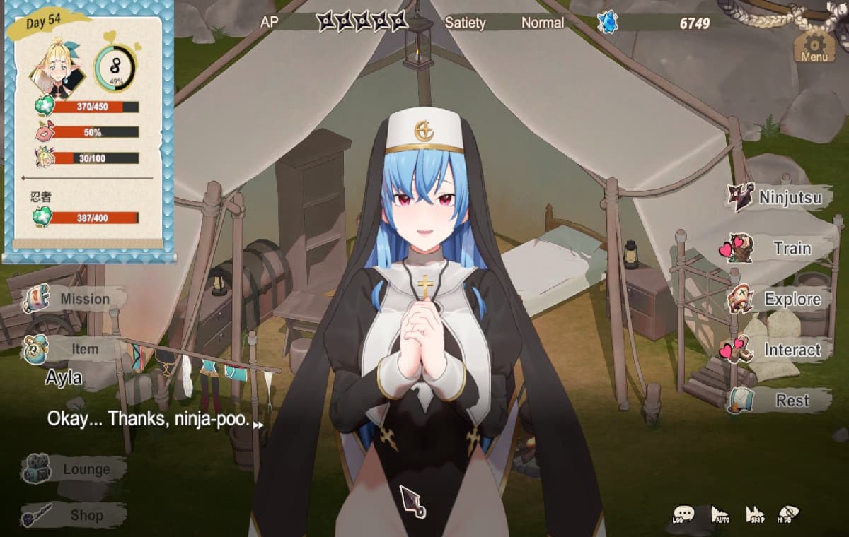 3D/官中/動态丨精灵忍者逃走中3D/Flee, My Elven Ninja! 3D .v2026.04.30 官中步兵版【20260506】 游戏截图 1