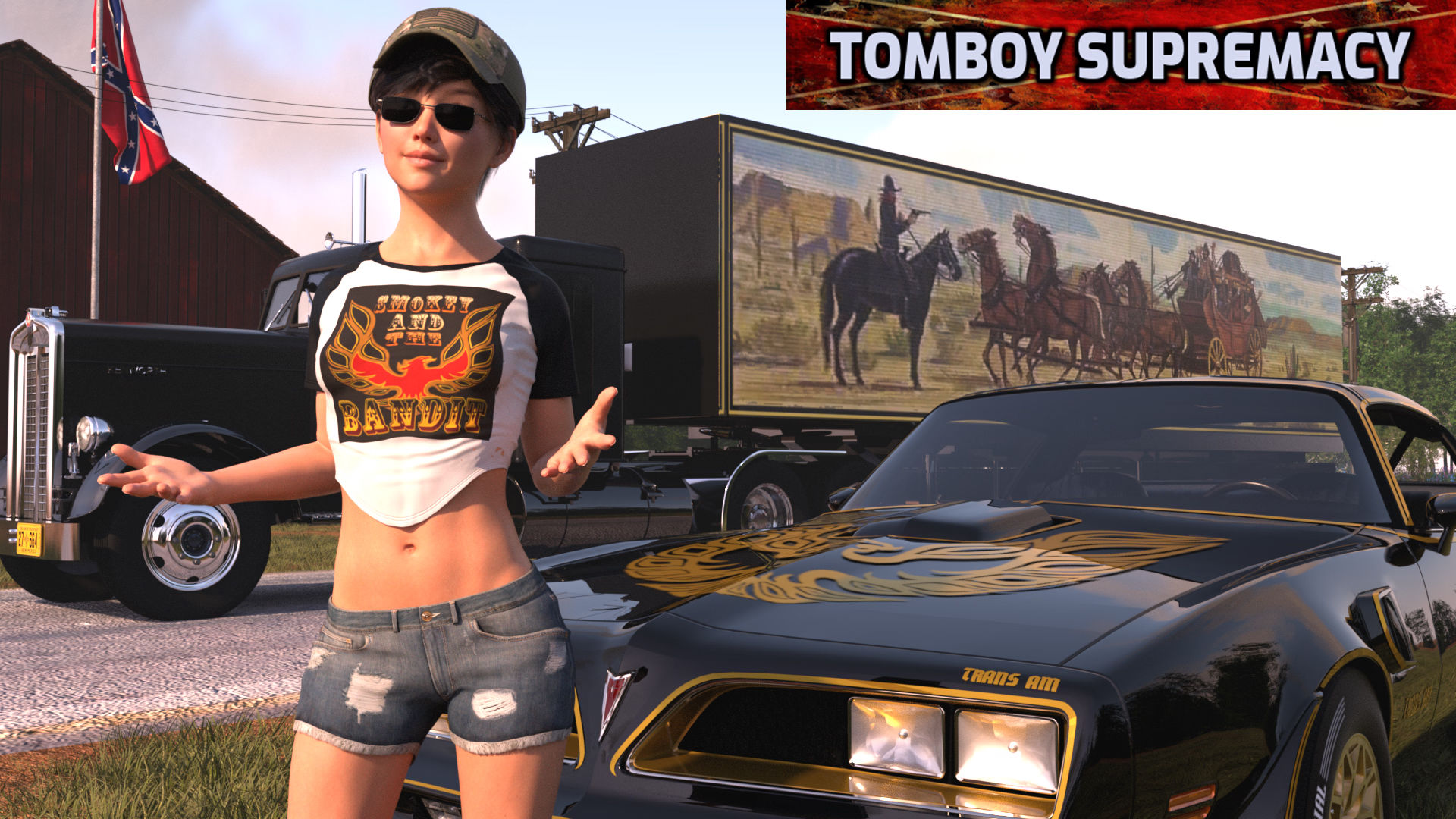[欧美SLG/AI汉化/动态]假小子统治 Tomboy Suprey v0.10b Prologue【20260811】 游戏截图 1