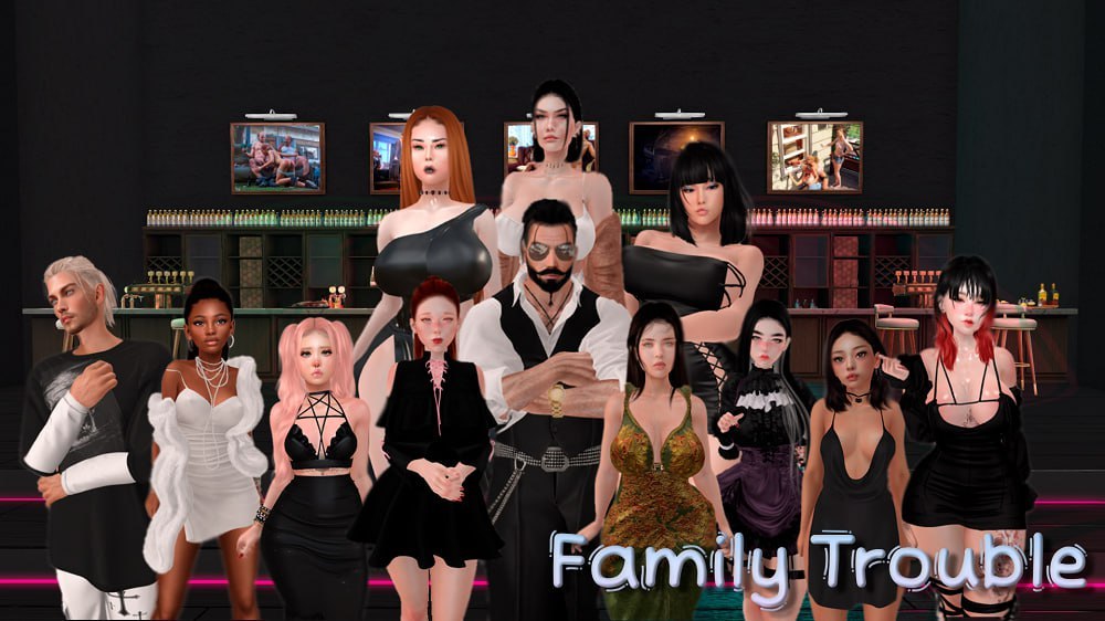 [SLG] [SLG/3D/欧美]家庭烦恼/家庭麻烦 Family Trouble 0.9.86 AI汉化版【20260818】 游戏截图 1