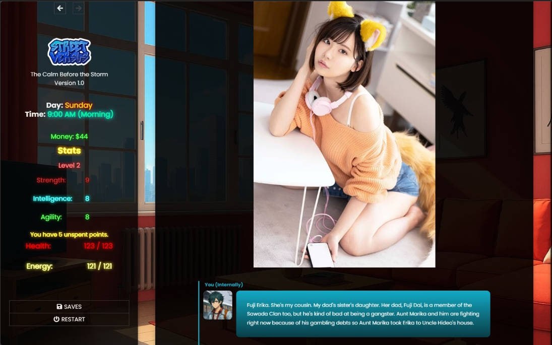 [SLG/HTML/真人/日式]街头对决 Street Versus v2.3 浏览器转中文【20260830】 游戏截图 3