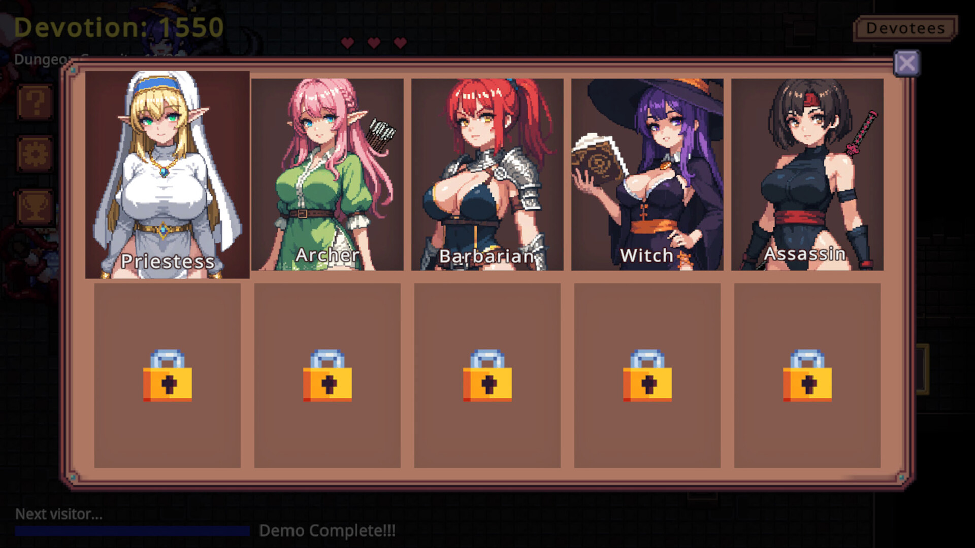 [互动SLG/官中/步兵]地牢献身 Dungeon Devotion v1.91 官方中文步兵版【20260830】 游戏截图 6