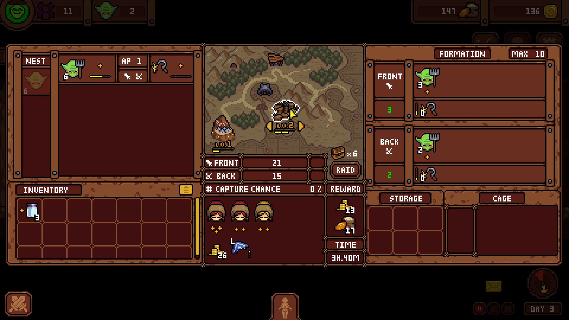 [SLG/像素动态]哥布林巢穴 Goblin Nest v1.36 官中步兵版【20260905】 游戏截图 5