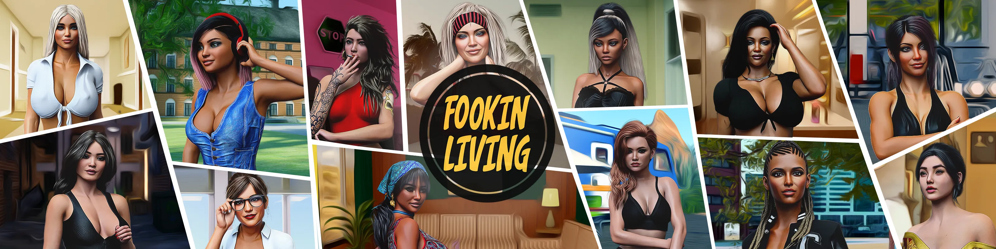 [欧美SLG/动态/养成]福金生活 Fookin Living v0.1.3 AI汉化版[/度盘]【20260906】 游戏截图 1