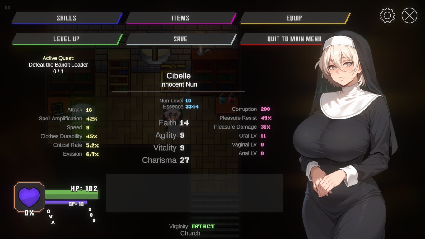 [RPG/修女/步兵]西布莉 Cibelle v0.23 AI汉化[396M]【20260910】 游戏截图 3