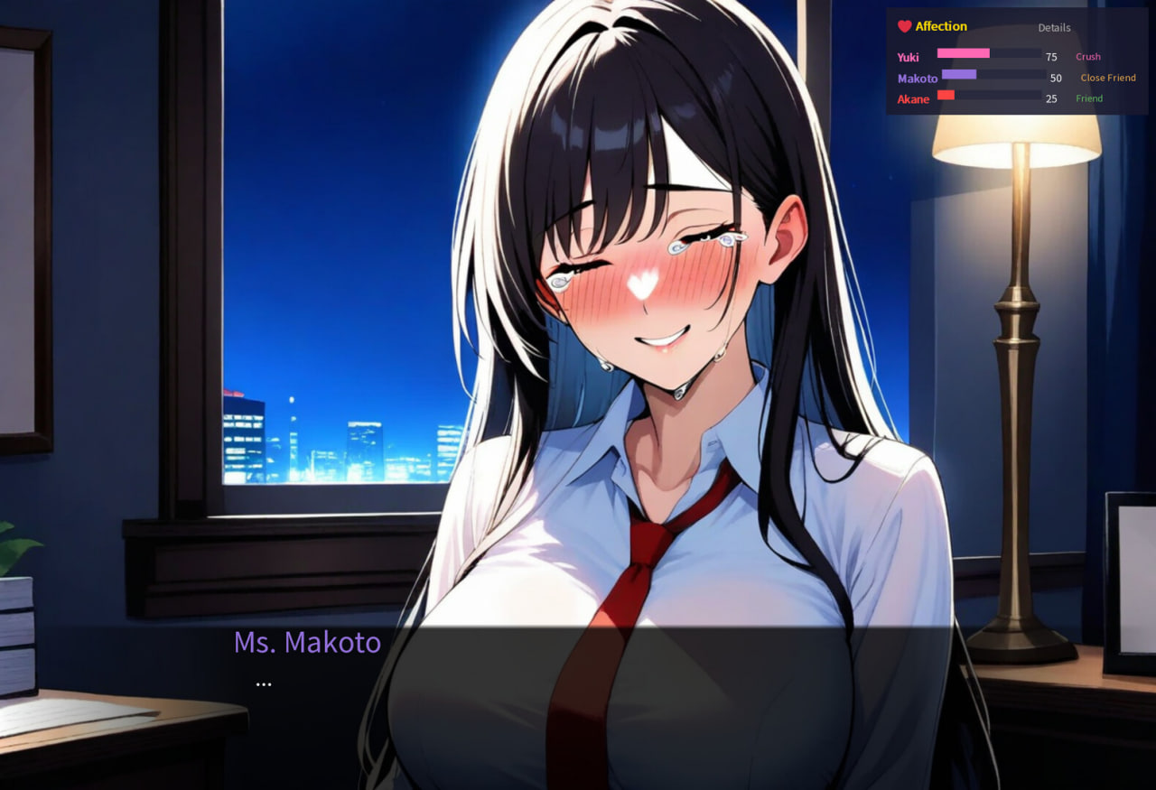 [SLG官中PC步兵]月影学园～禁忌的课后时光 Tsukikage Gakuen ~Forbidden After-School Hours【20260916】 游戏截图 5