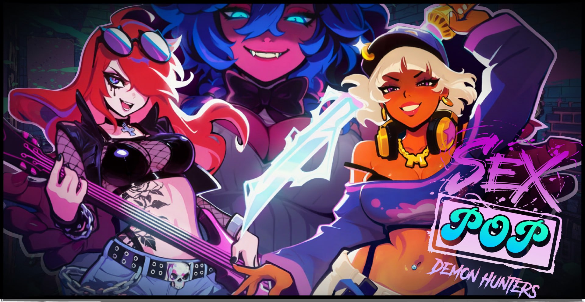 [SLG官中PC动态步兵]瑟瑟偶像退魔团 Sex-Pop Demon Hunters セクポップ・デーモンハンターズ v1.0.31【20260920】 游戏截图 1