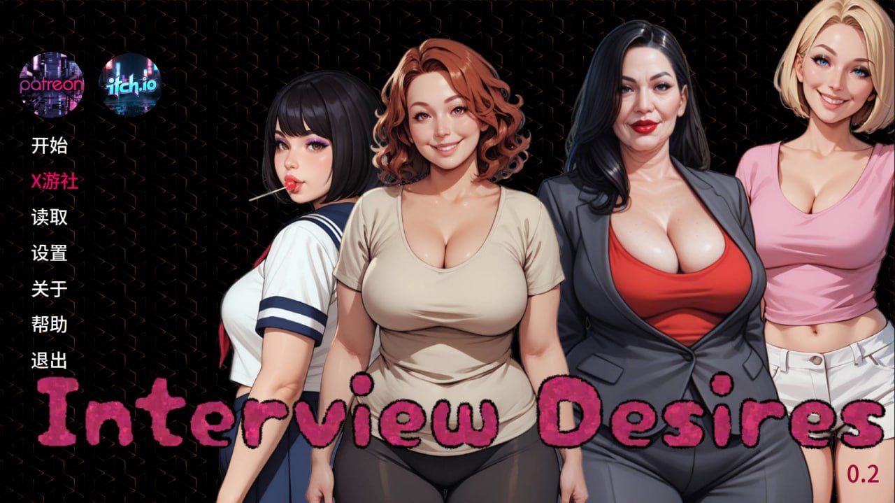 [SLG/2D/欧美]访谈欲望 Interview Desires v0.3 汉化版【20260926】 游戏截图 1