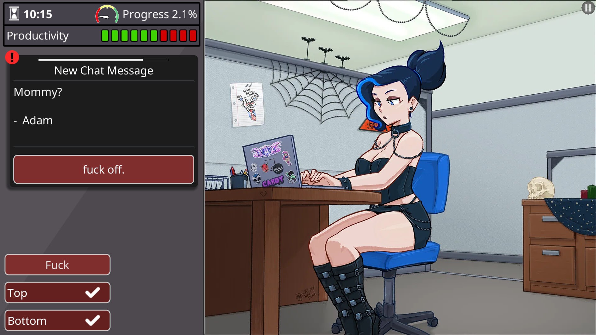 [SLG官中安卓动态无码]摸鱼打炮勉强工作 Barely Working v24.0【20261011】 游戏截图 3
