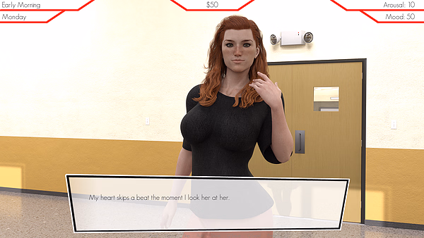 高校发情模拟器：百合学院（High School Crush Simulator）v0.6.1 精翻汉化 游戏截图 4