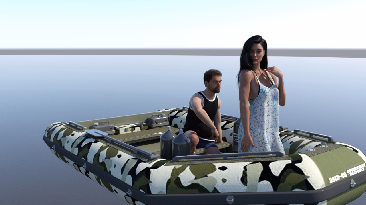 与女友的荒岛漂流：绿帽危机（Castaway With My Girlfriend）v1.0 精翻汉化 游戏截图 2