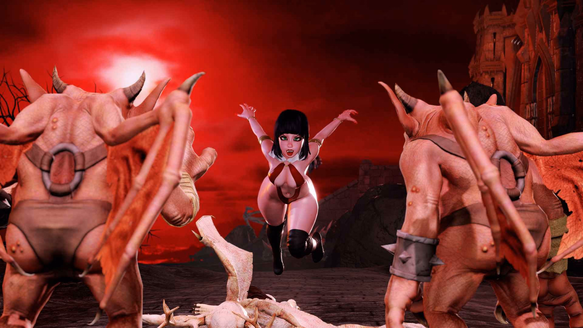 吸血鬼姬:莉莉丝的堕落遗产(Vampirella- Legacy of Lilith)v1.2.2 精翻汉化 游戏截图 2