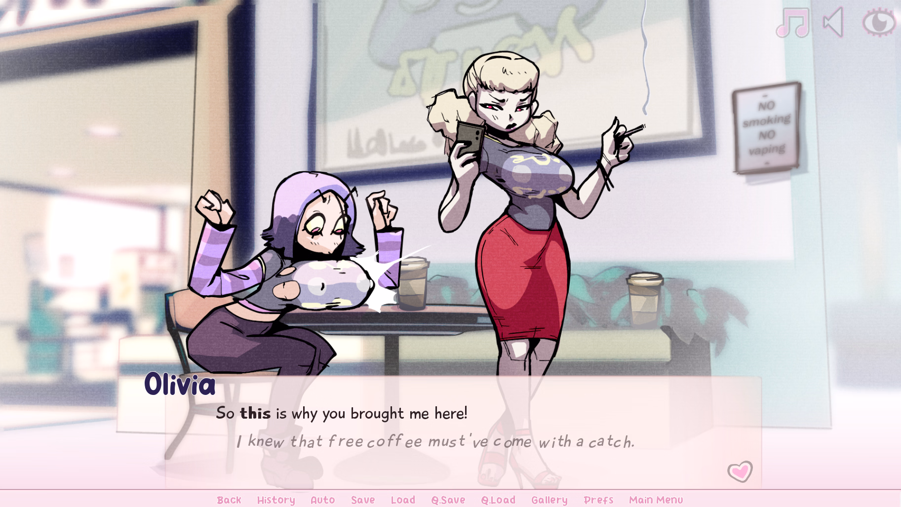 爆乳咖啡师:体型差约会(Bombshell Barista: Speed Dating)v1.8.3.2 精翻汉化 游戏截图 8