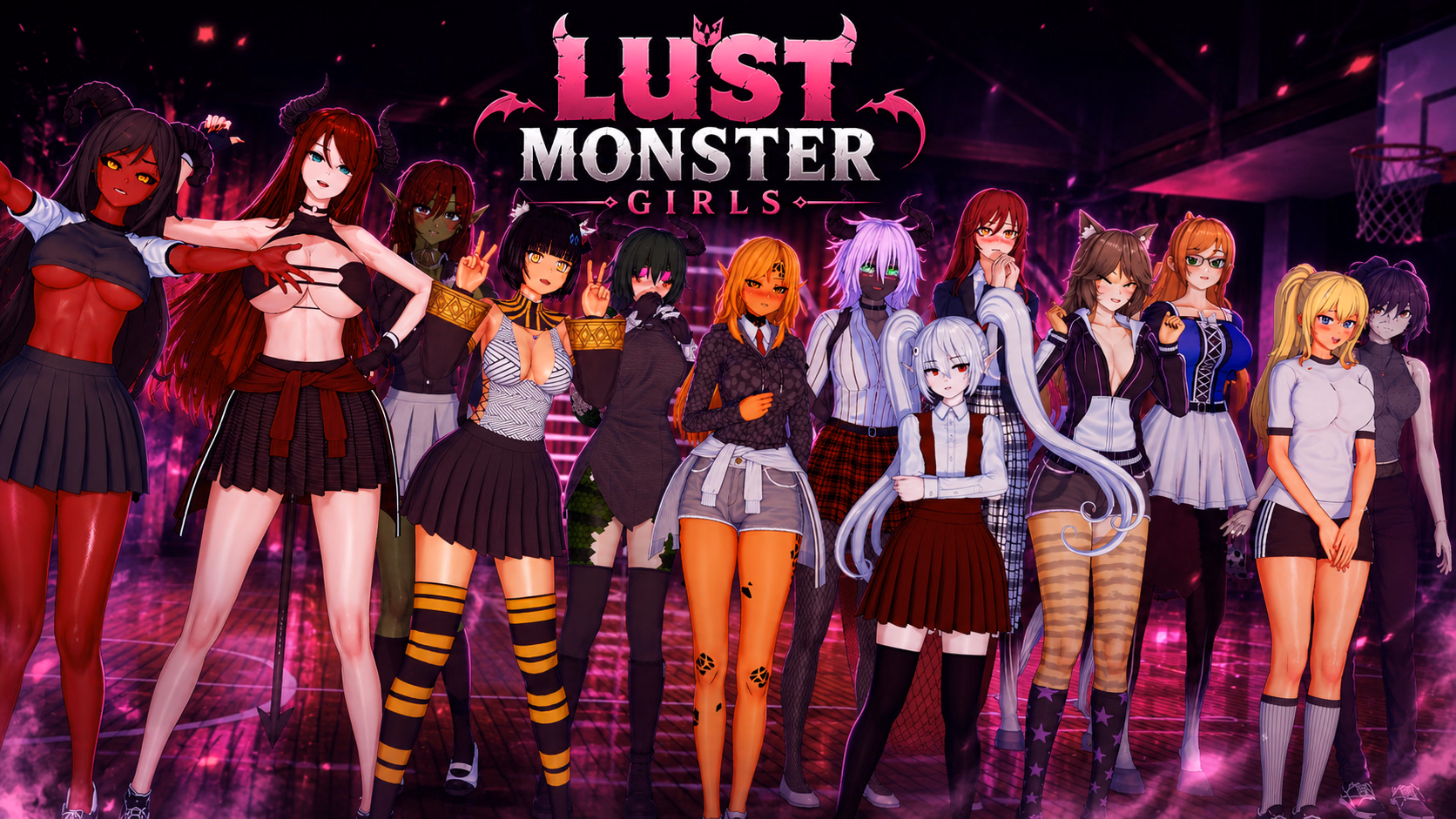 欲望魔物娘：人魔共存的奇幻后宫（Lust Monster Girls）v0.01 精翻汉化 游戏截图 1