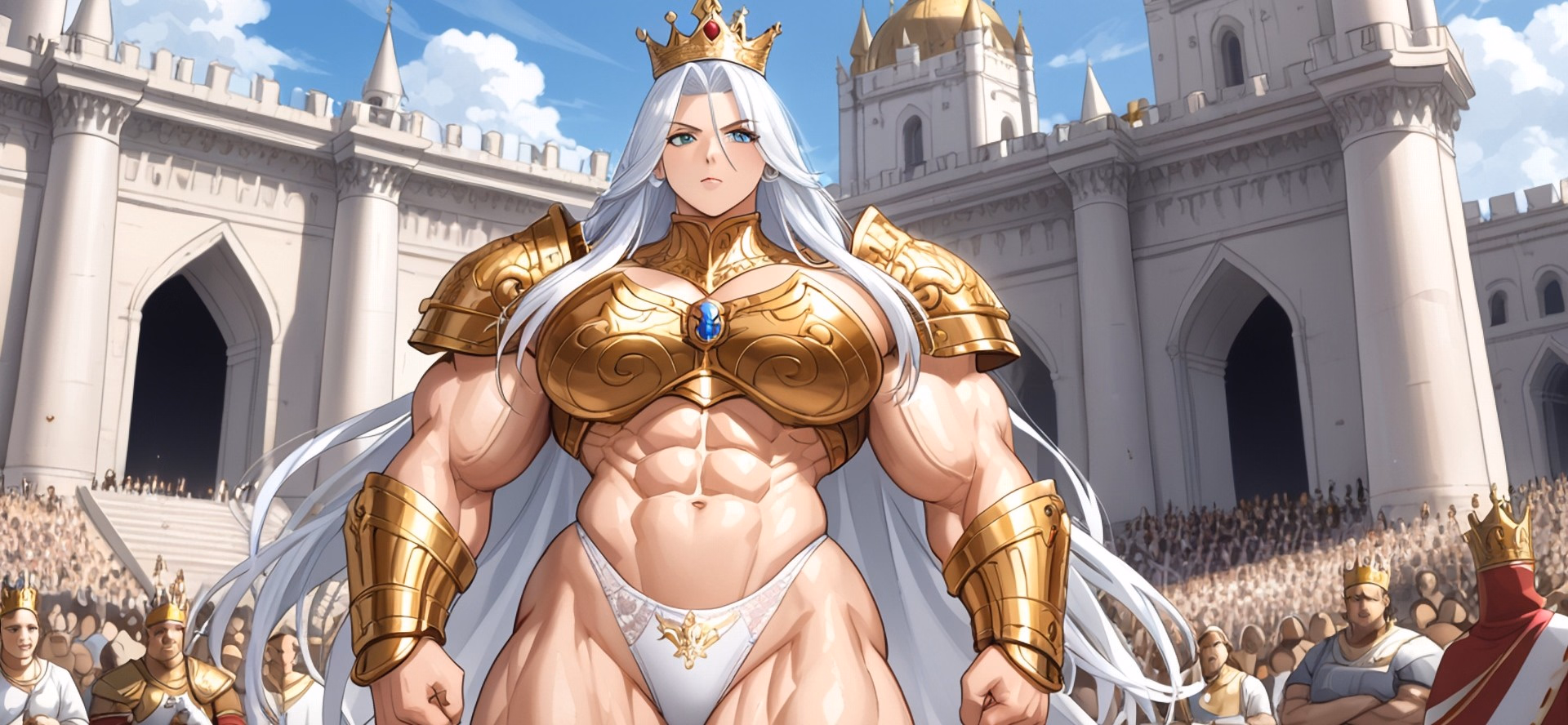 肌肉女王:女皇的征服之路(Muscle Queen)v1.1 精翻汉化 游戏截图 1