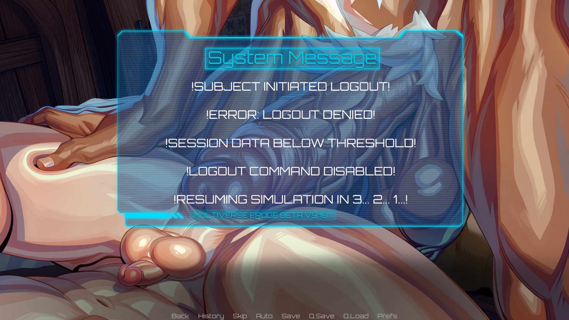 拒绝登出：测试员身陷扶她支配的VR世界（Logout Denied: How I, the Beta Tester, Became Trapped in a Futanari-Dominated VR Simulation）v0.3 精翻汉化 游戏截图 3