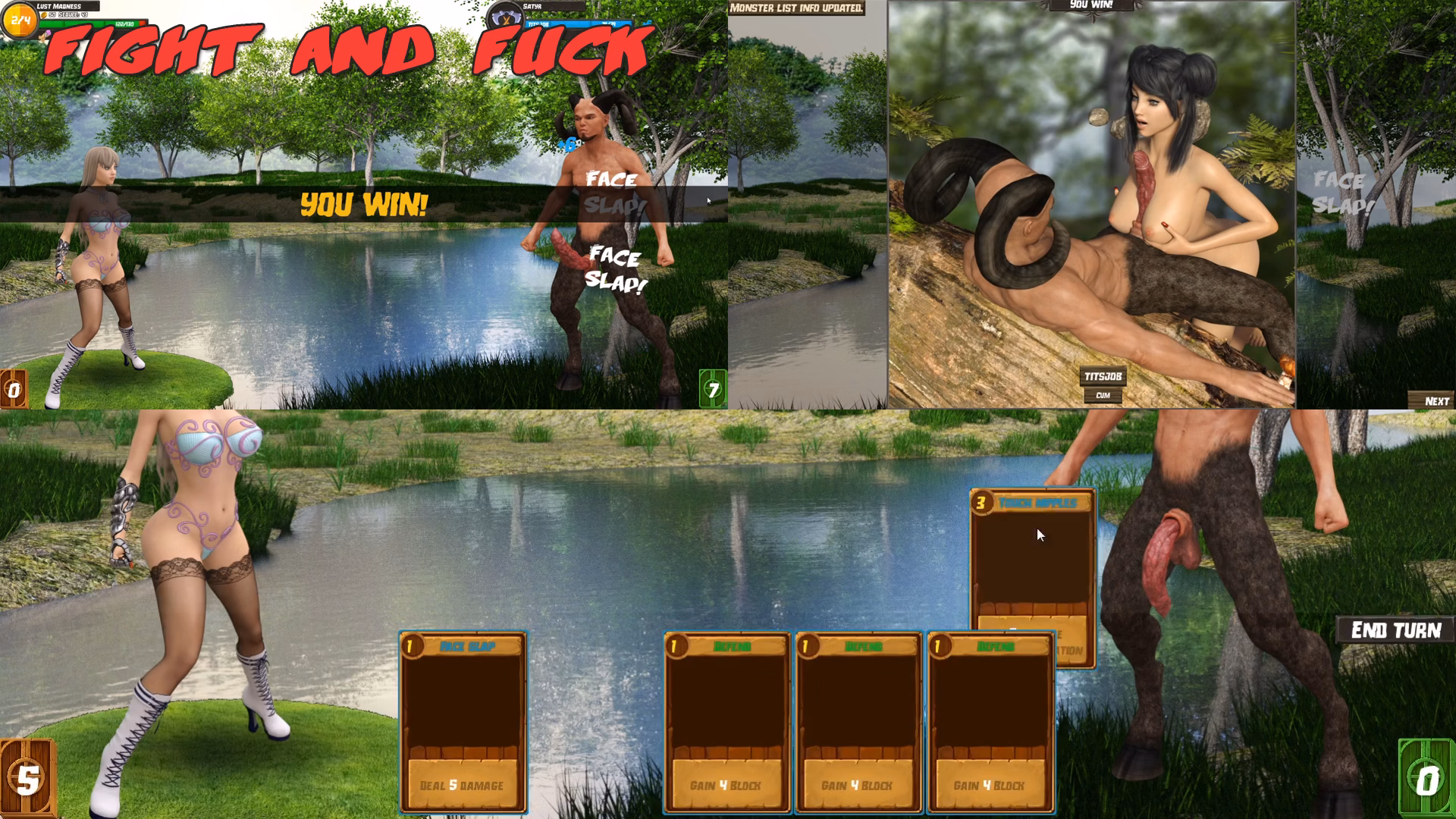 淫魔猎人：魔物与人类的交配盛宴（Molest Hunter）v0.1.2 Public 精翻汉化 游戏截图 4
