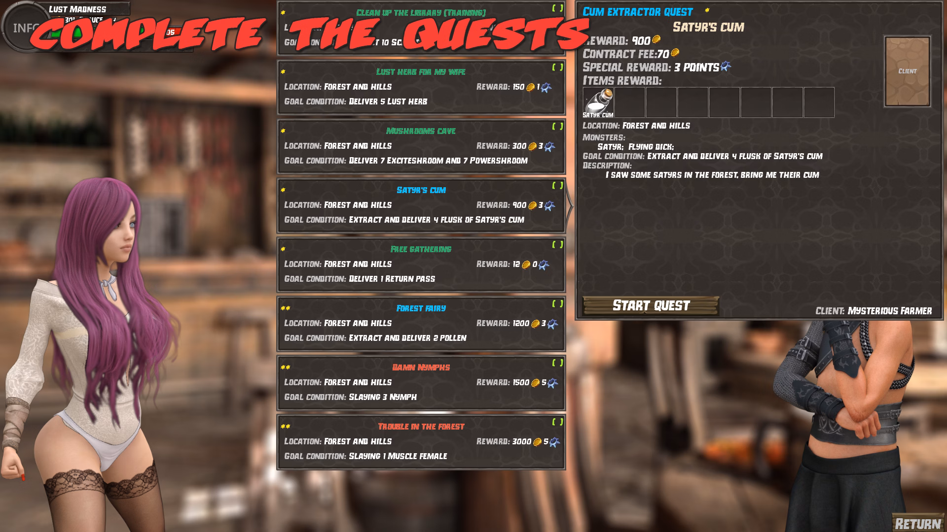淫魔猎人：魔物与人类的交配盛宴（Molest Hunter）v0.1.2 Public 精翻汉化 游戏截图 6