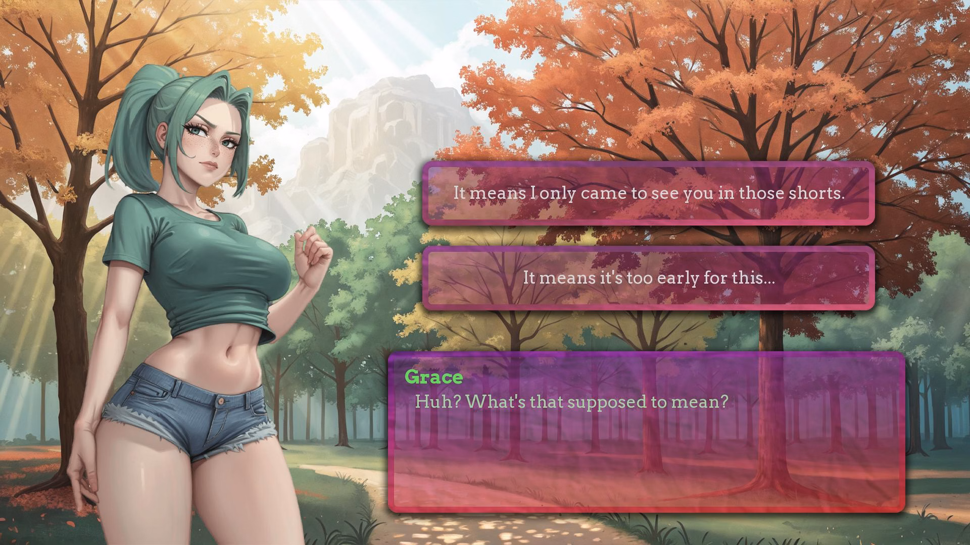 荒郊野岭:诱人学妹的远足(Long Hike with a Cute Girl)v1.0.1 精翻汉化 游戏截图 2