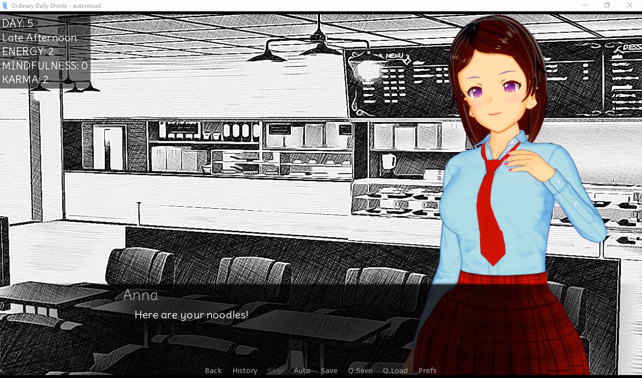 日常幽灵:失忆探员的灵异艳遇(Ordinary Daily Ghosts)S1 E1 v0.9 精翻汉化 游戏截图 6
