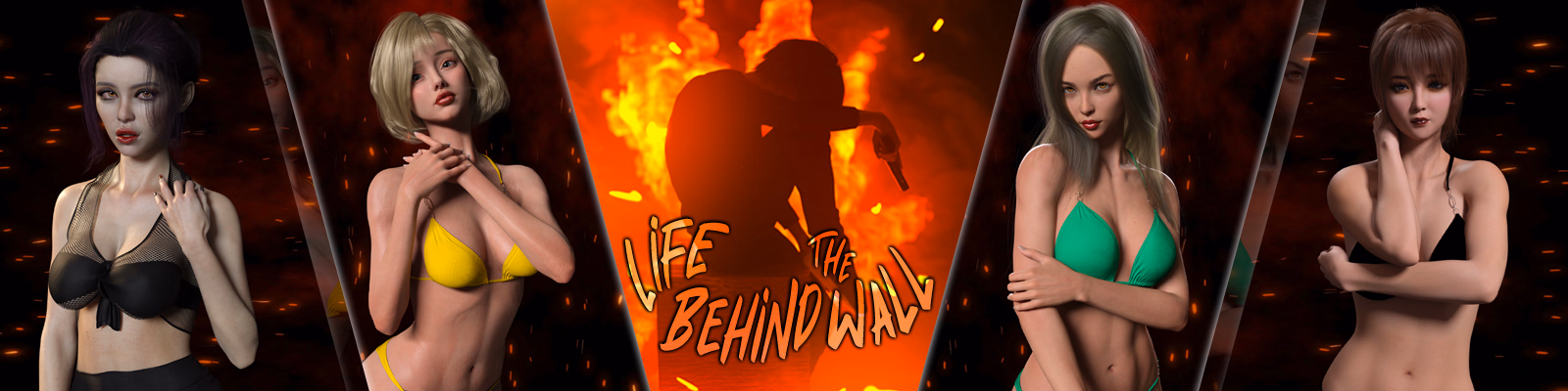 高墙背后的堕落生活(Life behind the Wall)Ch. 1 Public 精翻汉化 游戏截图 1