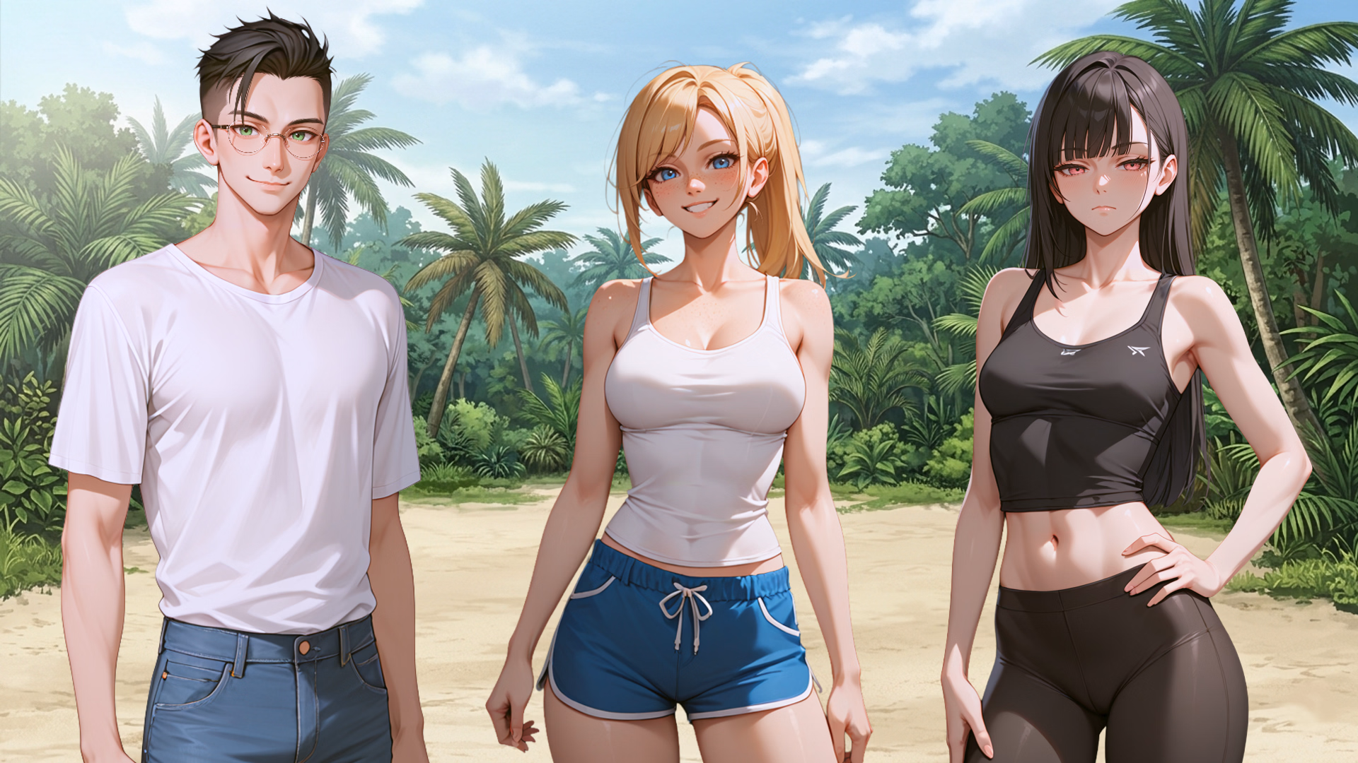 欲望孤岛:空难后的淫乱生存(Desire Island)Ch.1.1 精翻汉化 游戏截图 4