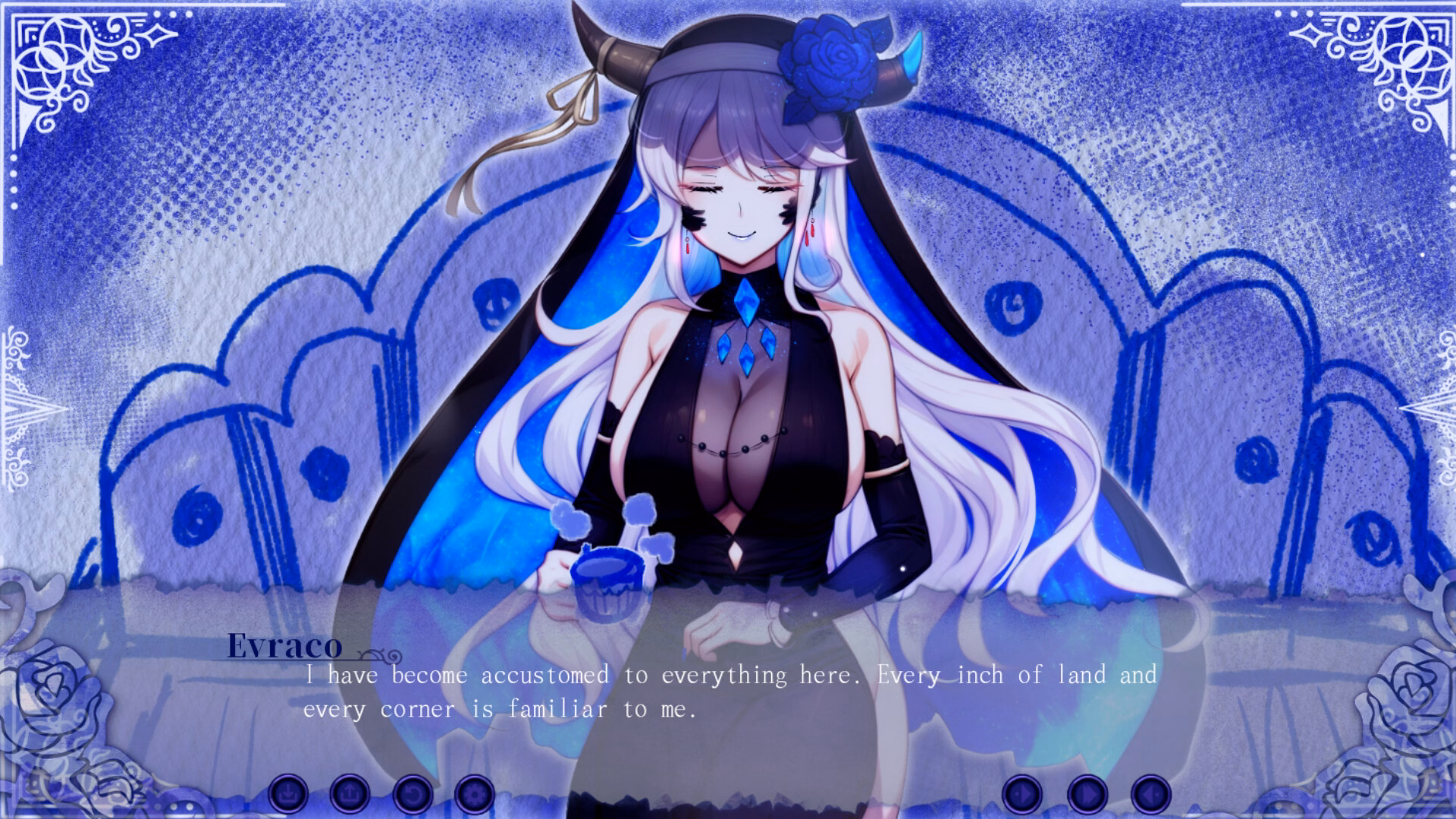 盲眼魔女同居日记：森林深处的纯爱与肉欲（Days with Evraco - The Blind Witch in Blue Forest）v1.0 精翻汉化 游戏截图 7