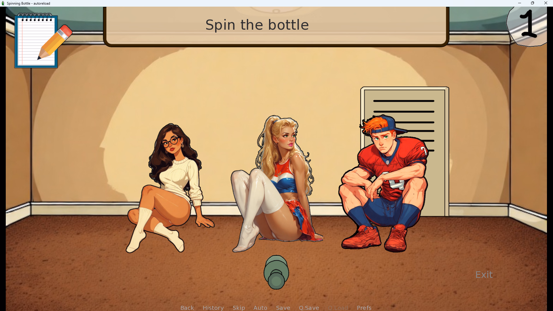 转瓶游戏：迎新派对（The Spinning Bottle）v0.3.1 精翻汉化 游戏截图 3