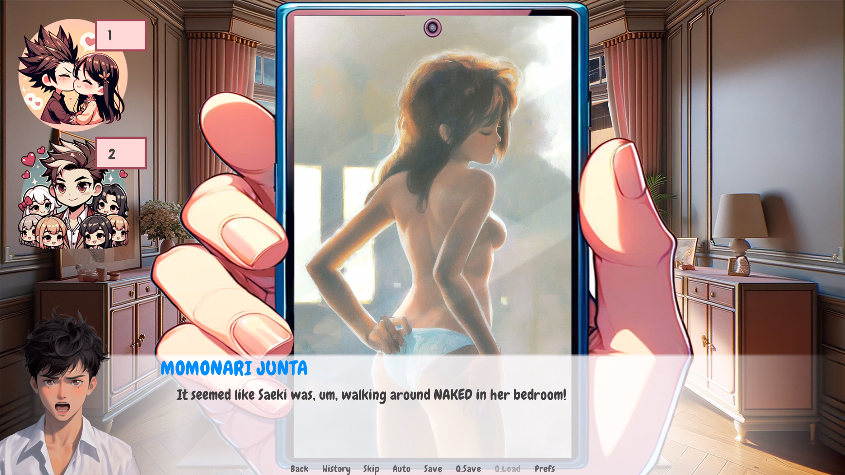 虚拟女友VN:经典恋爱模拟(Simgirls VN)Demo 精翻汉化 游戏截图 3
