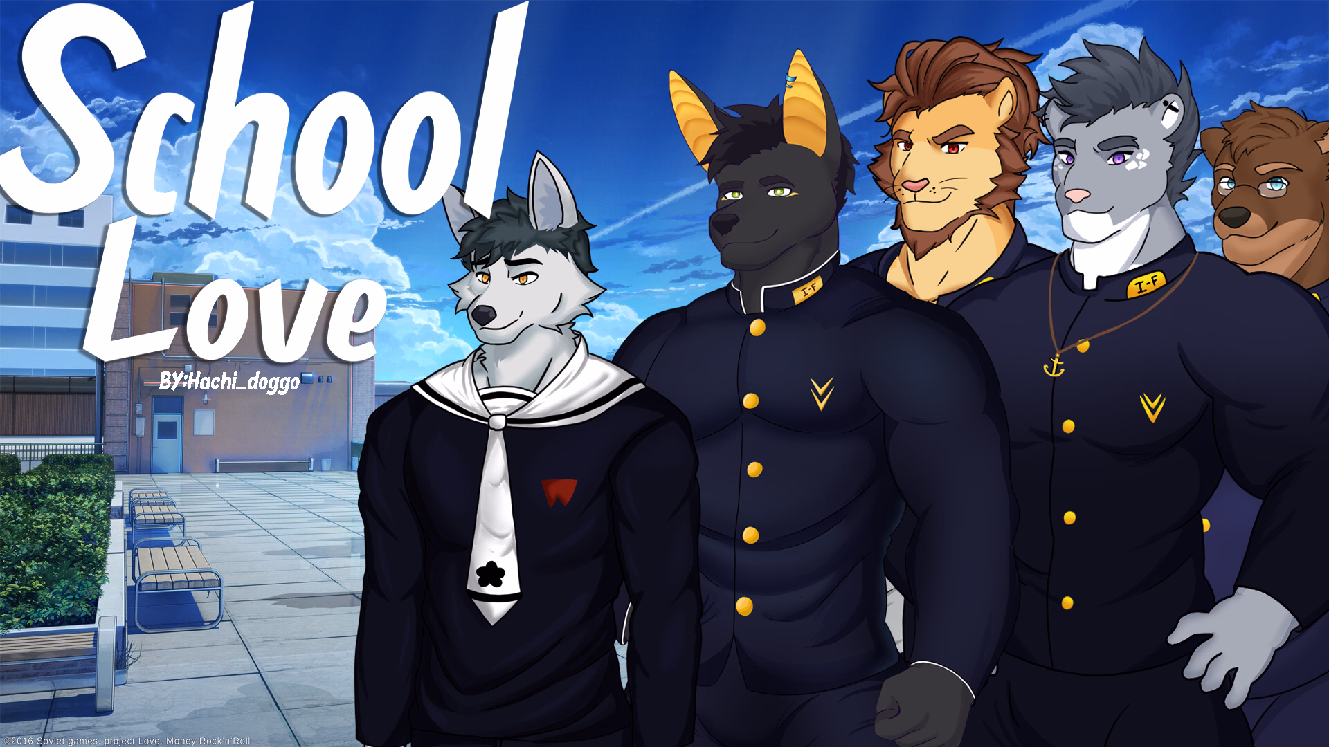 校园之爱:狼少年的初恋(School Love)v4.1 精翻汉化 游戏截图 1