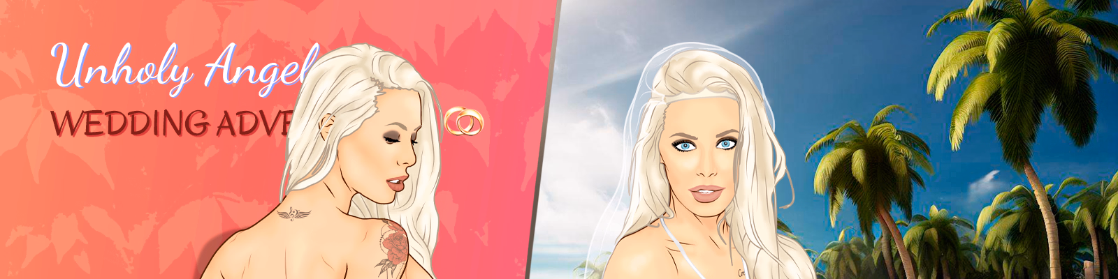 邪恶天使：海岛婚礼的肉欲考验（Unholy Angel: Wedding Adventures）v0.4 Epilogue 精翻汉化 游戏截图 1