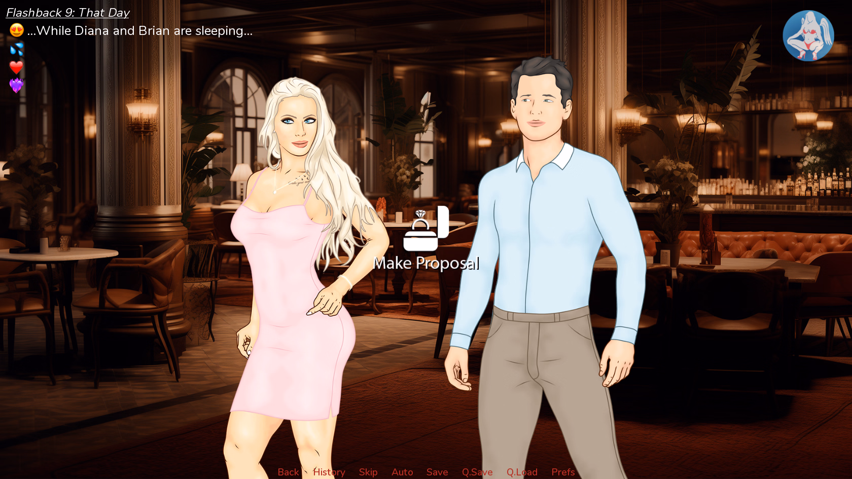 邪恶天使：海岛婚礼的肉欲考验（Unholy Angel: Wedding Adventures）v0.4 Epilogue 精翻汉化 游戏截图 3