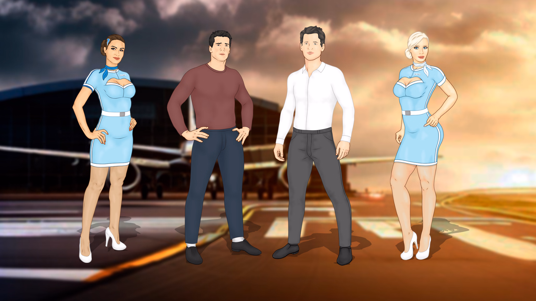 邪恶天使：海岛婚礼的肉欲考验（Unholy Angel: Wedding Adventures）v0.4 Epilogue 精翻汉化 游戏截图 7