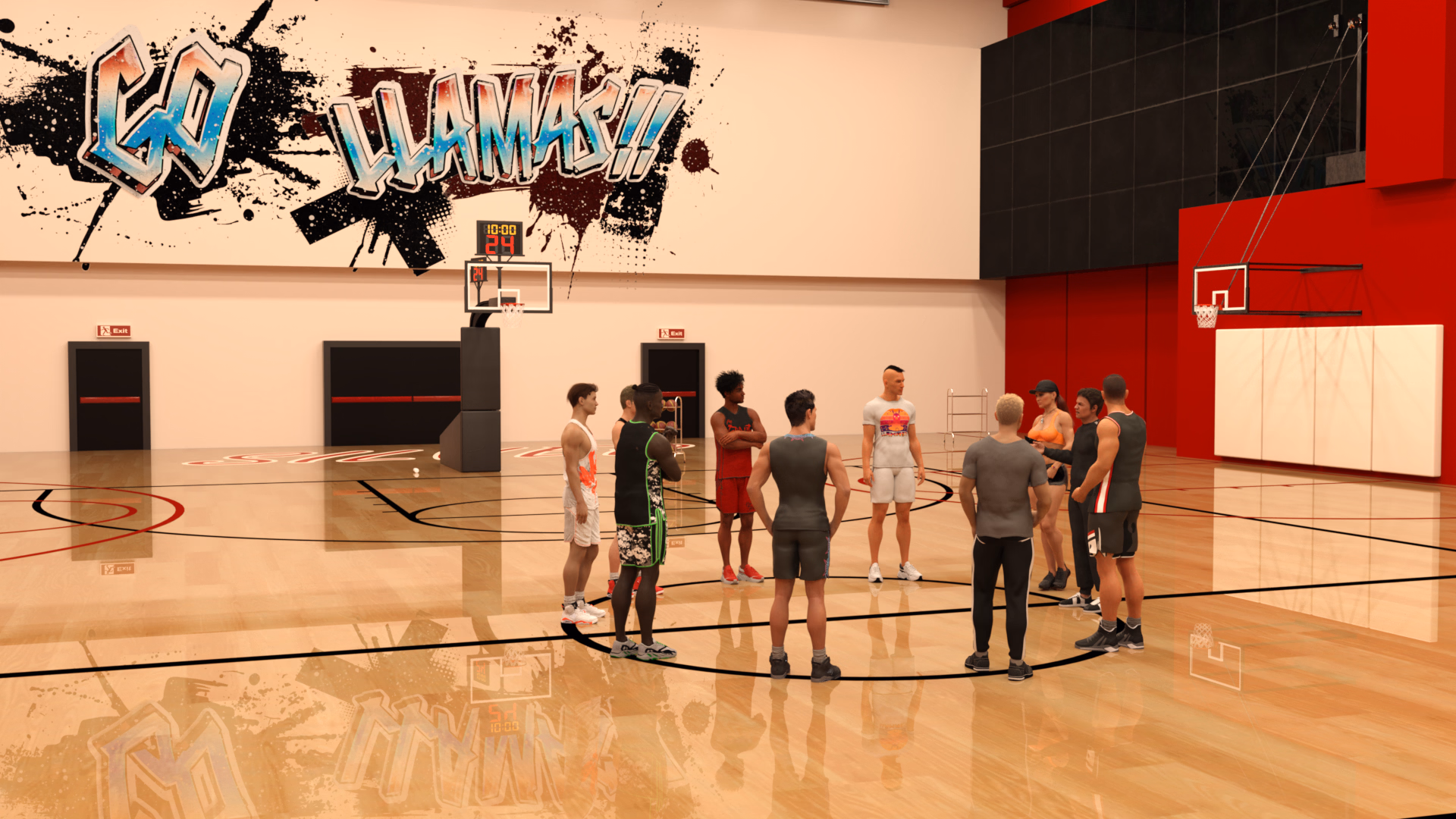 篮球与心理:大学校队的更衣室艳遇(BallPsy)v0.1.1 精翻汉化 游戏截图 6