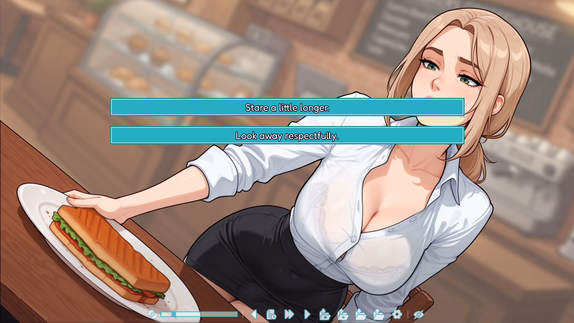 淫乱咖啡馆:伪娘与扶她的肉体招待(Femboy & Futa Cozy Cafe)Demo 精翻汉化 游戏截图 6