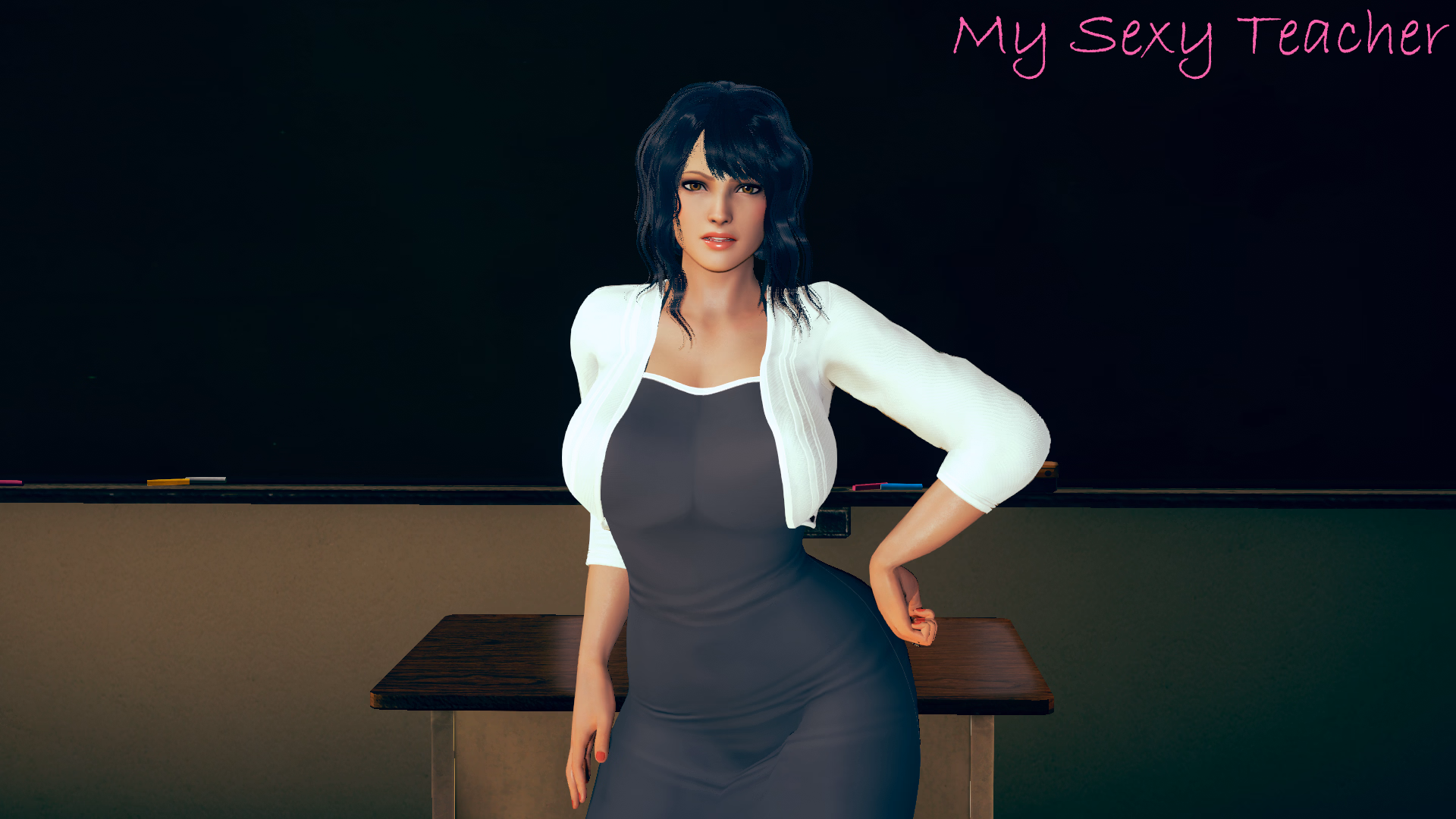 我的性感女教师:网上的秘密(My Sexy Teacher)v0.05 精翻汉化 游戏截图 1