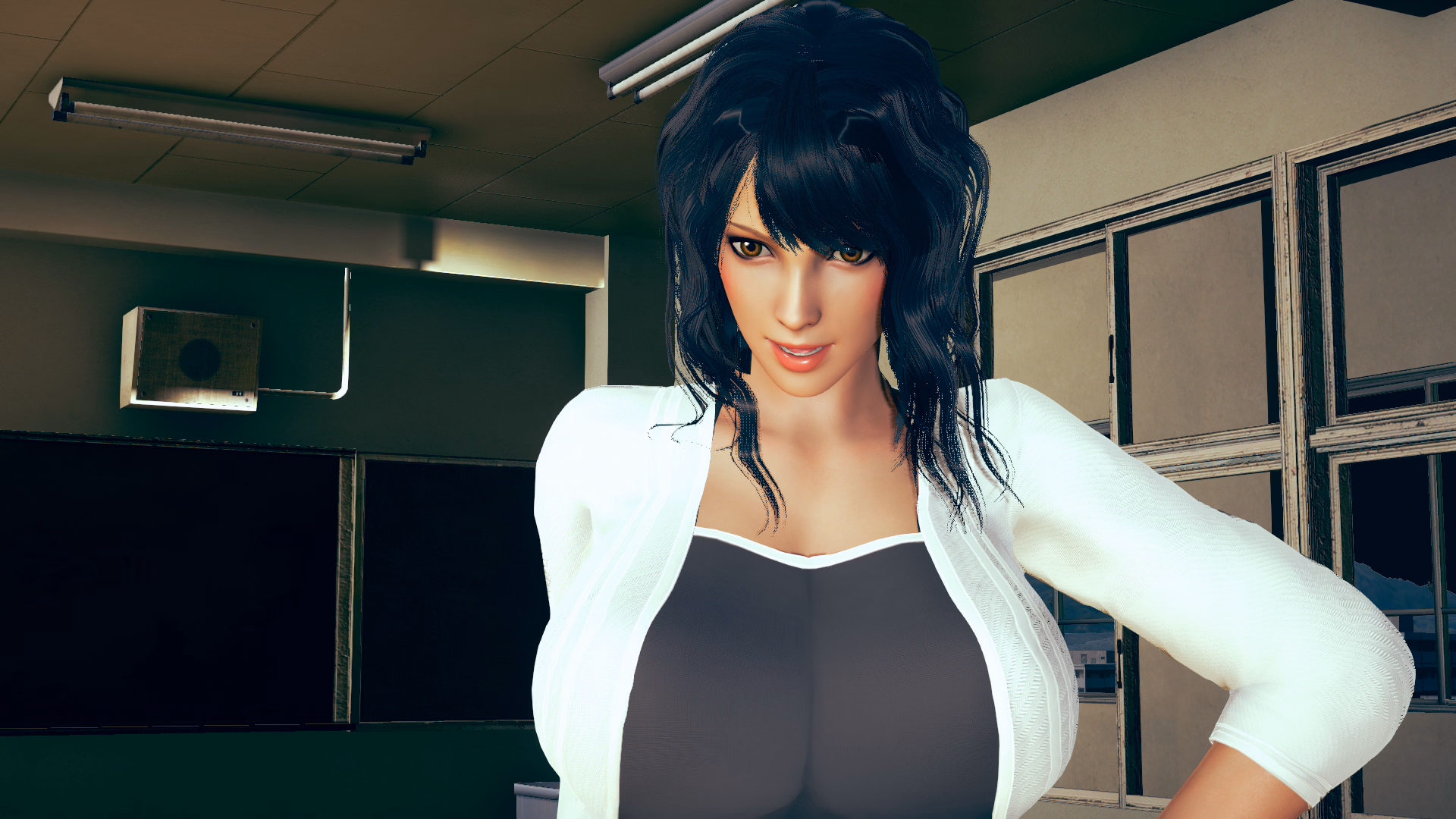 我的性感女教师:网上的秘密(My Sexy Teacher)v0.05 精翻汉化 游戏截图 2
