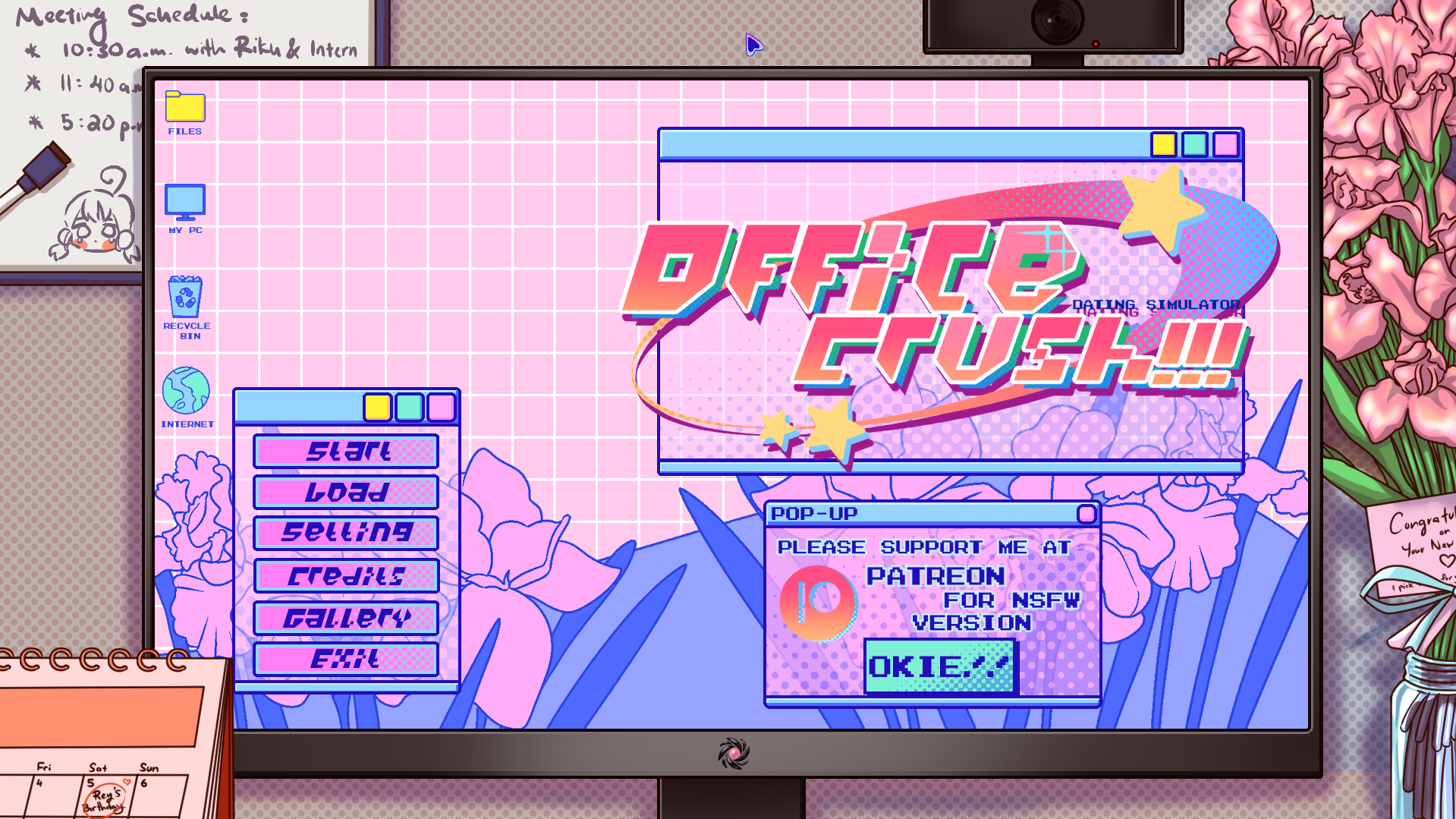 办公室之恋：职场约会模拟（Office Crush Dating Simulator）v0.1b NSFW 精翻汉化 游戏截图 2