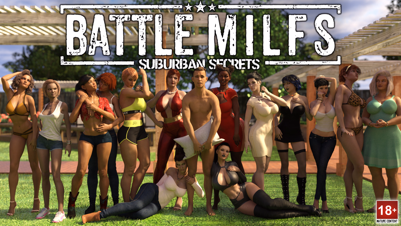 熟女大乱斗:欲海小镇(Battle MILFs)v0.1.3a 精翻汉化 游戏截图 1
