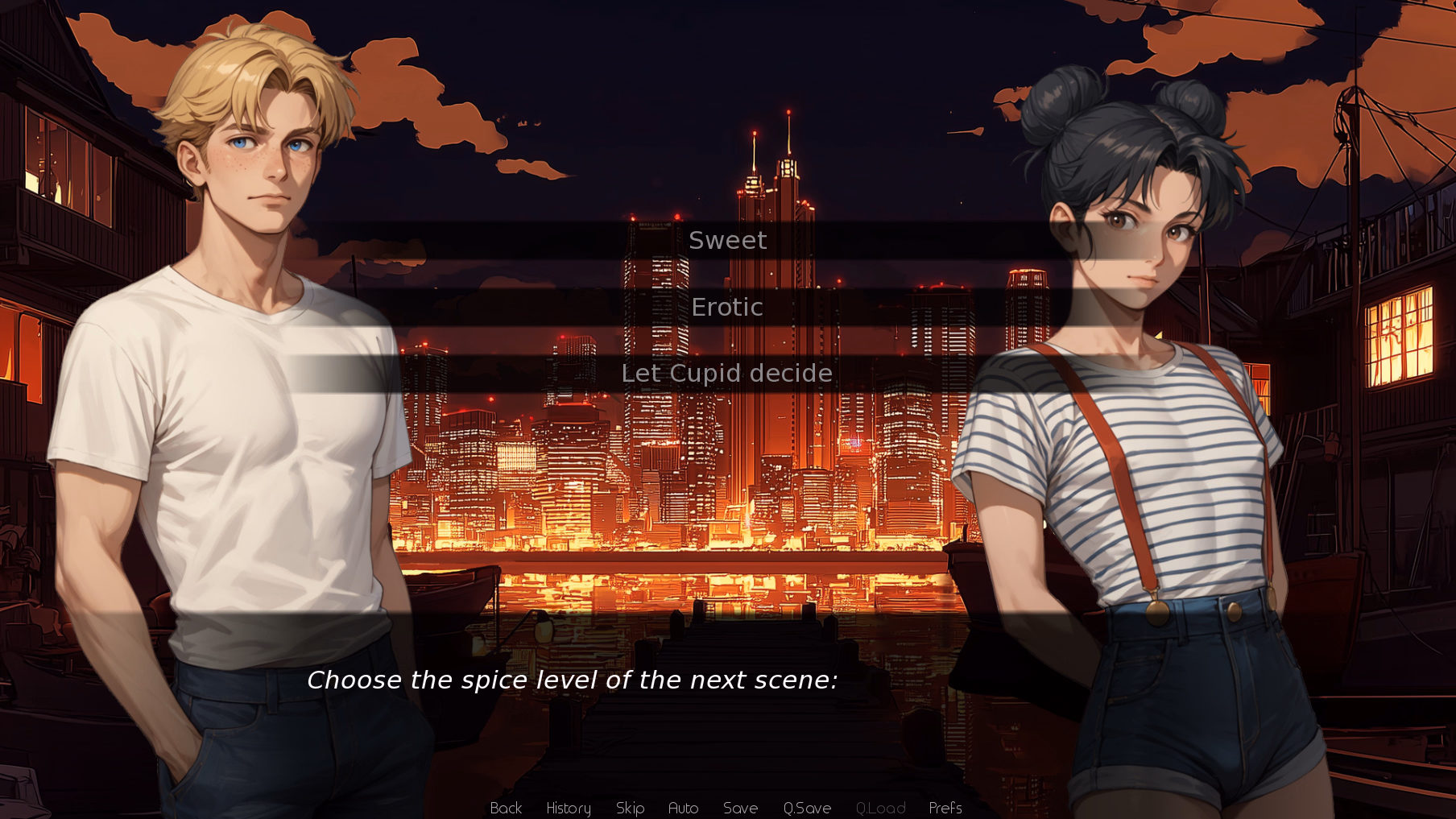 璀璨星空下:伪娘情色浪漫小说合集(Beneath the Incandescent Stars: A Femboy Erotic-Romance VN Collection)v3.0 精翻汉化 游戏截图 3