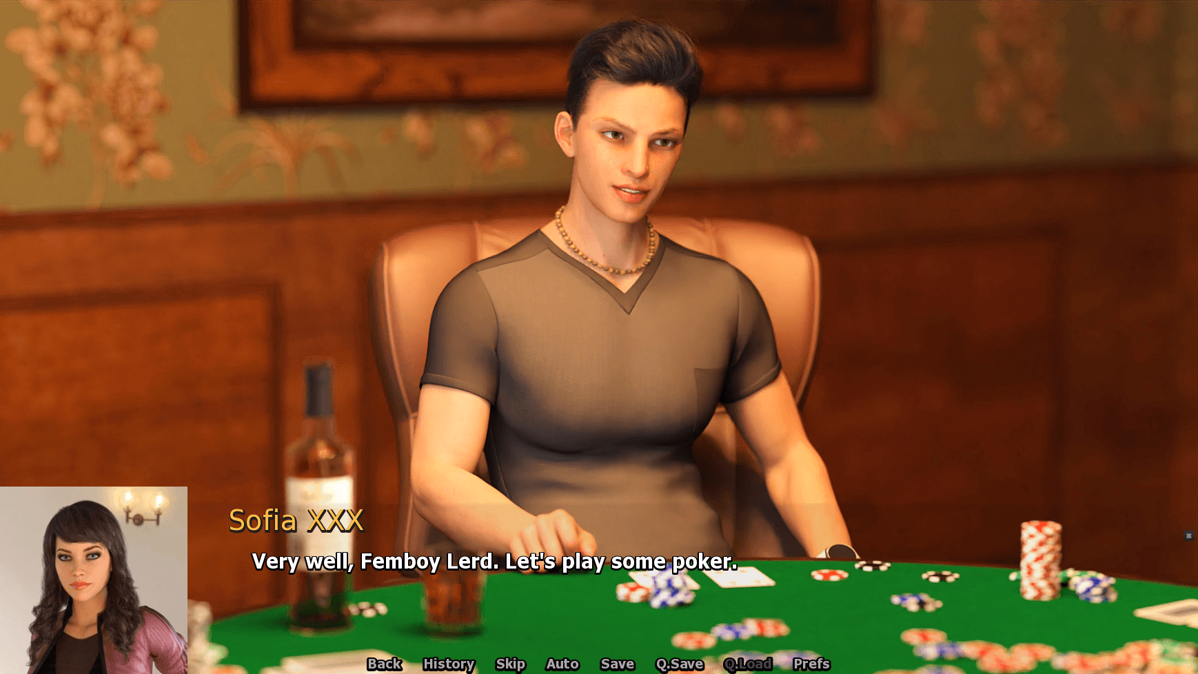 我的亲爱日记:脱衣扑克 5(My Dear Diary: Strip Poker 5)v0.7 精翻汉化 游戏截图 6