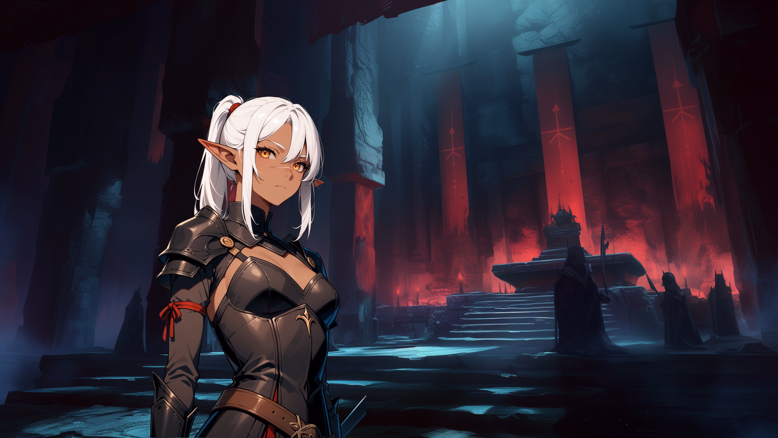 灰烬与天鹅绒：暗精灵的屈辱卖身（Ash and Velvet）Chapter 2 精翻汉化 游戏截图 5