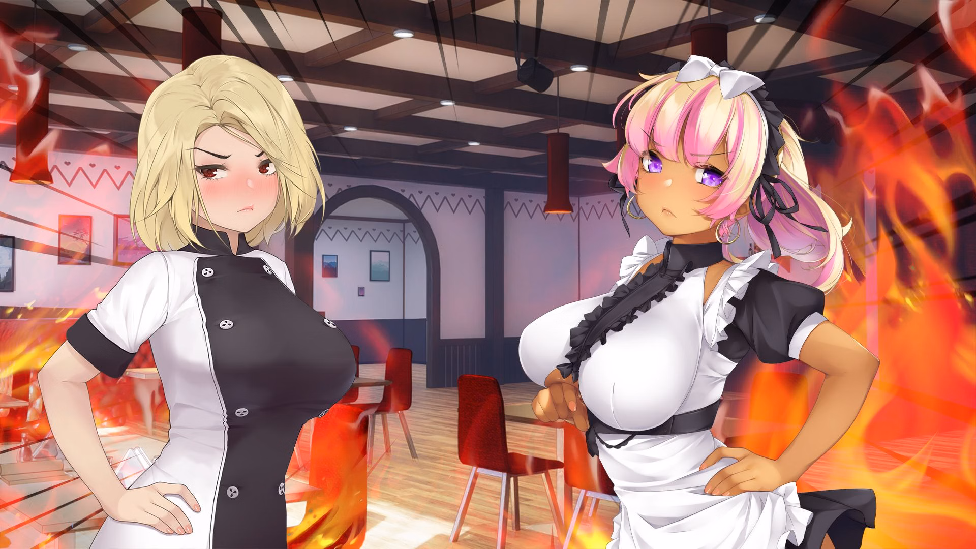 女仆咖啡厅:制服诱惑与肉体服务(Maid Cafe)v1.5 Deluxe 精翻汉化 游戏截图 7