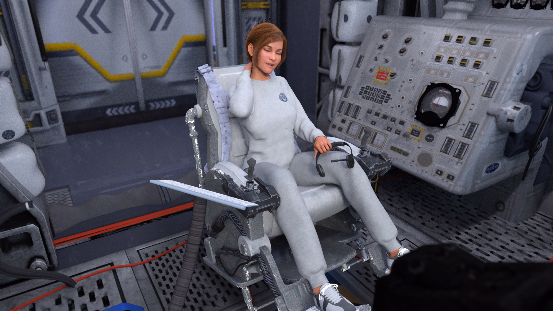 太空低语：科幻情色视觉小说（Voices In Space）Final 精翻汉化 游戏截图 8